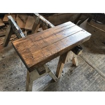 8cm! Altholz-Stil, Used-Look, Industrial, Waschtisch, Tischplatte, Antik, STRUKTUR, Eiche, 100x40x8cm